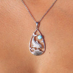 Larimar Nai'a Teardrop Pendant Pendant Island by Koa Nani 