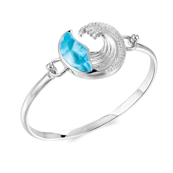 Larimar Ocean Wave Converta Bangle Bangle Island by Koa Nani 