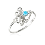 Larimar Octopus Converta Bangle Bangle Island by Koa Nani 