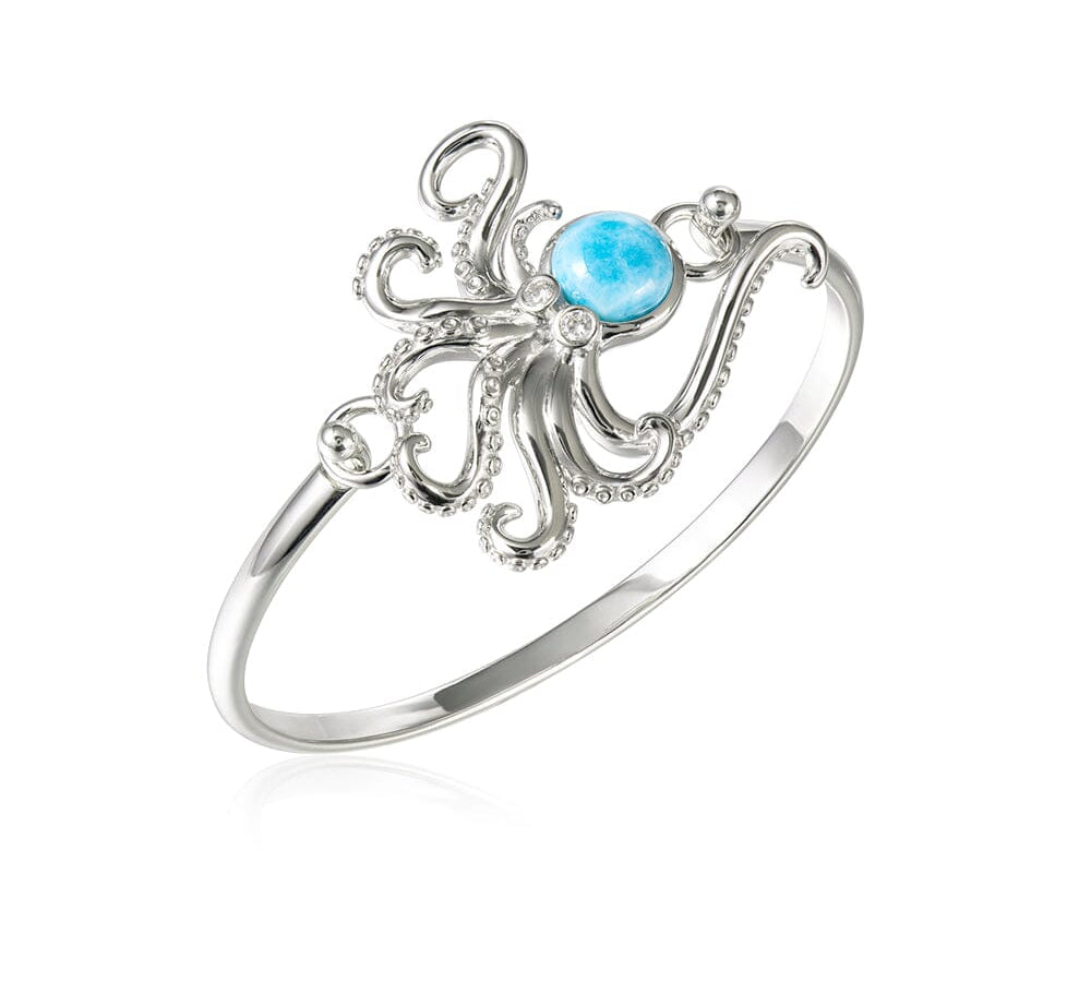 Larimar Octopus Converta Bangle Bangle Island by Koa Nani 