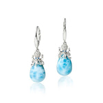 Larimar Octopus Teardrop Earrings Earrings Island by Koa Nani 