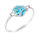 Larimar Oyster Shell Converta Bangle Bangle Island by Koa Nani 