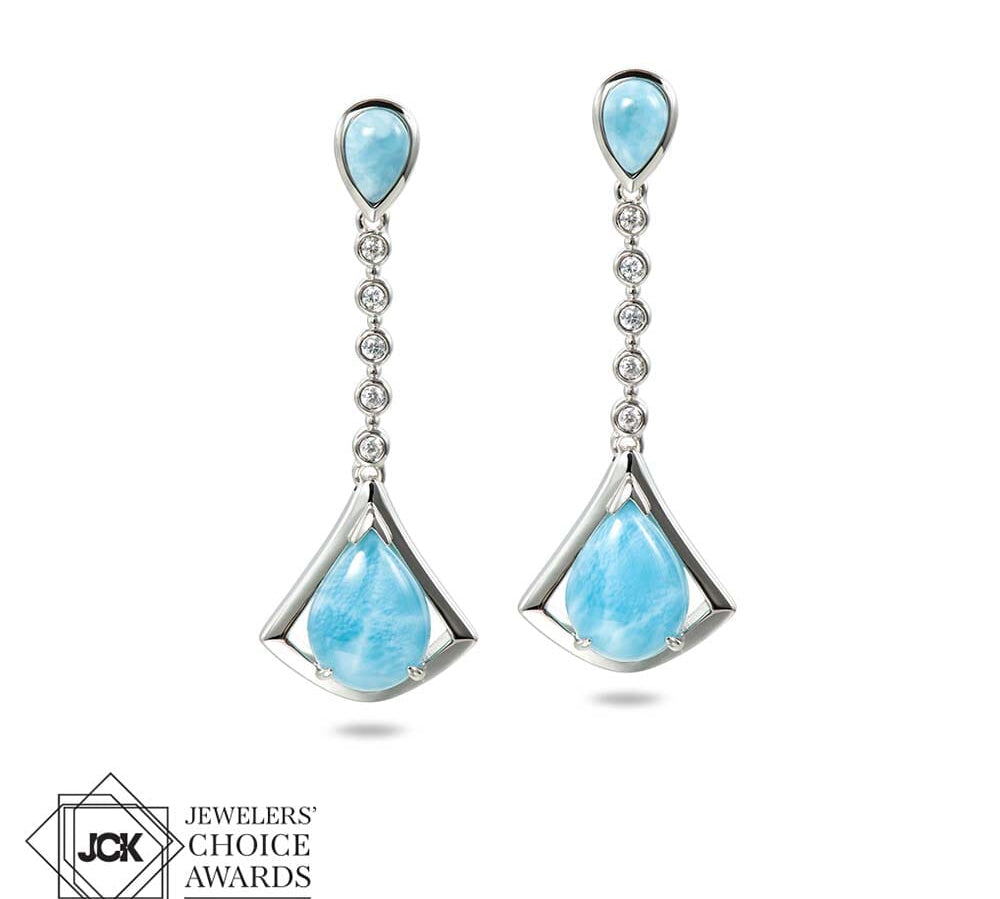 Larimar Passion Earrings Earrings Island by Koa Nani 