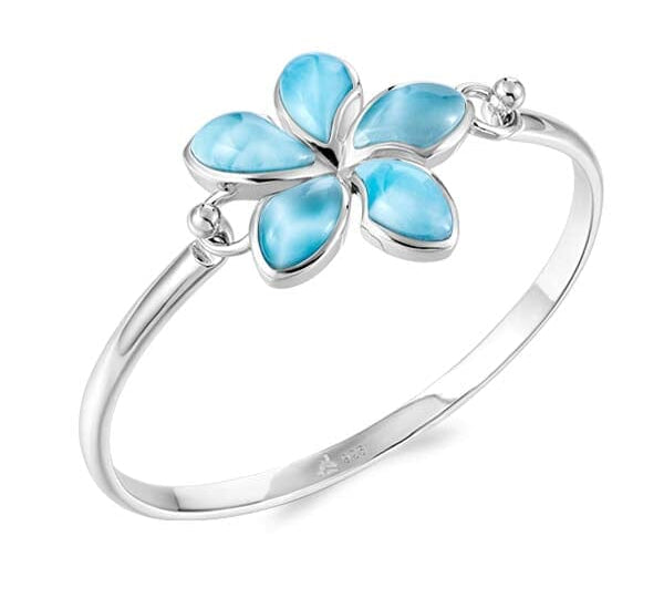 Larimar Sunrise Plumeria Converta Bangle Bangle Island by Koa Nani 