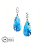 Larimar Tears of Joy Earrings Earrings Island by Koa Nani 