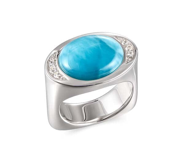 Larimar Tidal Grace Ring Ring Island by Koa Nani 