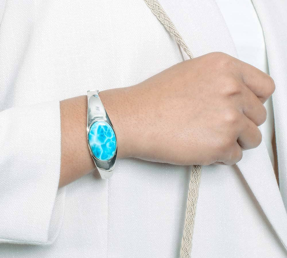 Larimar Tidepool Bangle Bangle Island by Koa Nani Large 