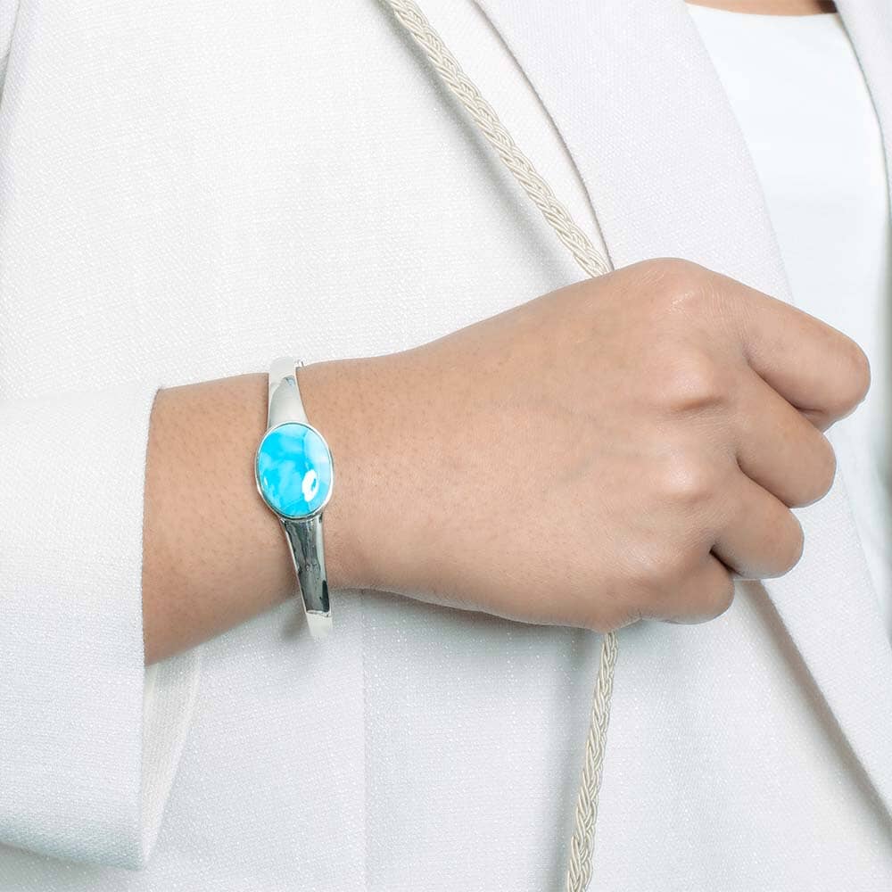 Larimar Tidepool Bangle Bangle Island by Koa Nani Small 