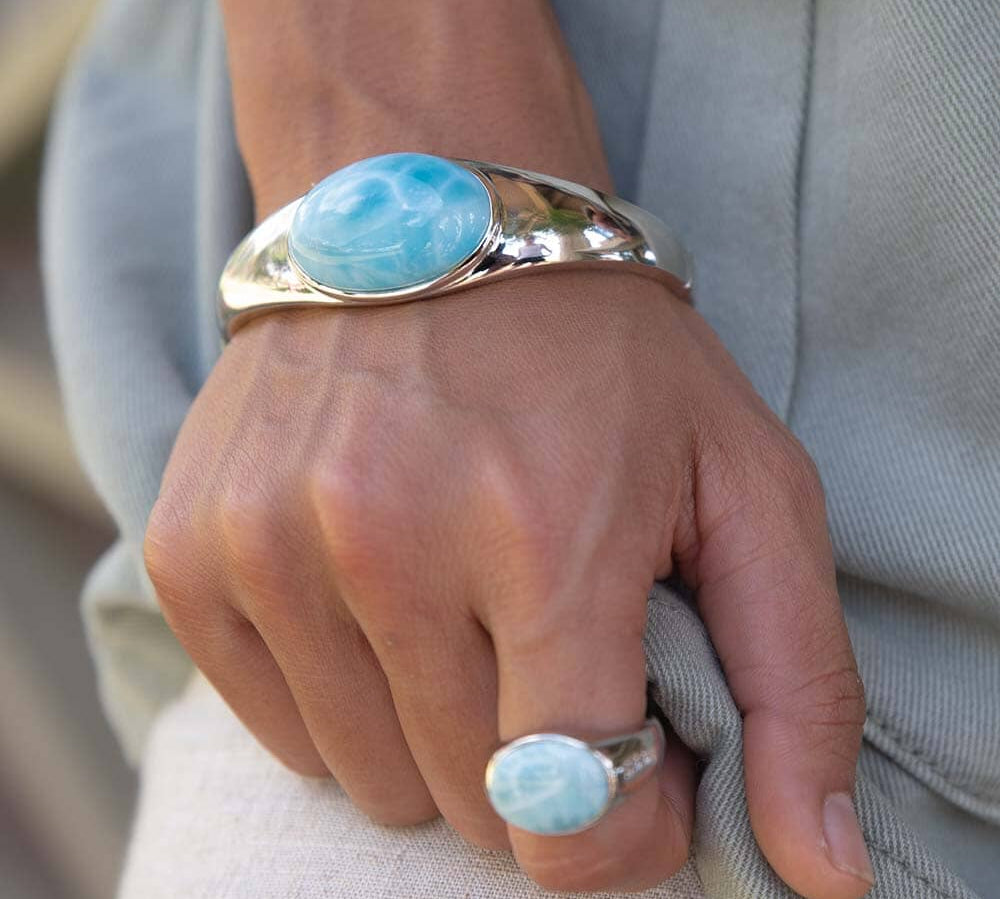 Larimar Tidepool Bangle Bangle Island by Koa Nani 