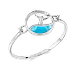 Larimar Whale Wave Converta Bangle Bangle Island by Koa Nani 