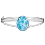 Larimar World's Ocean Split Bangle Bangle Island by Koa Nani 