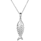 Mariner Fishbone Pendant Pendant Island by Koa Nani 