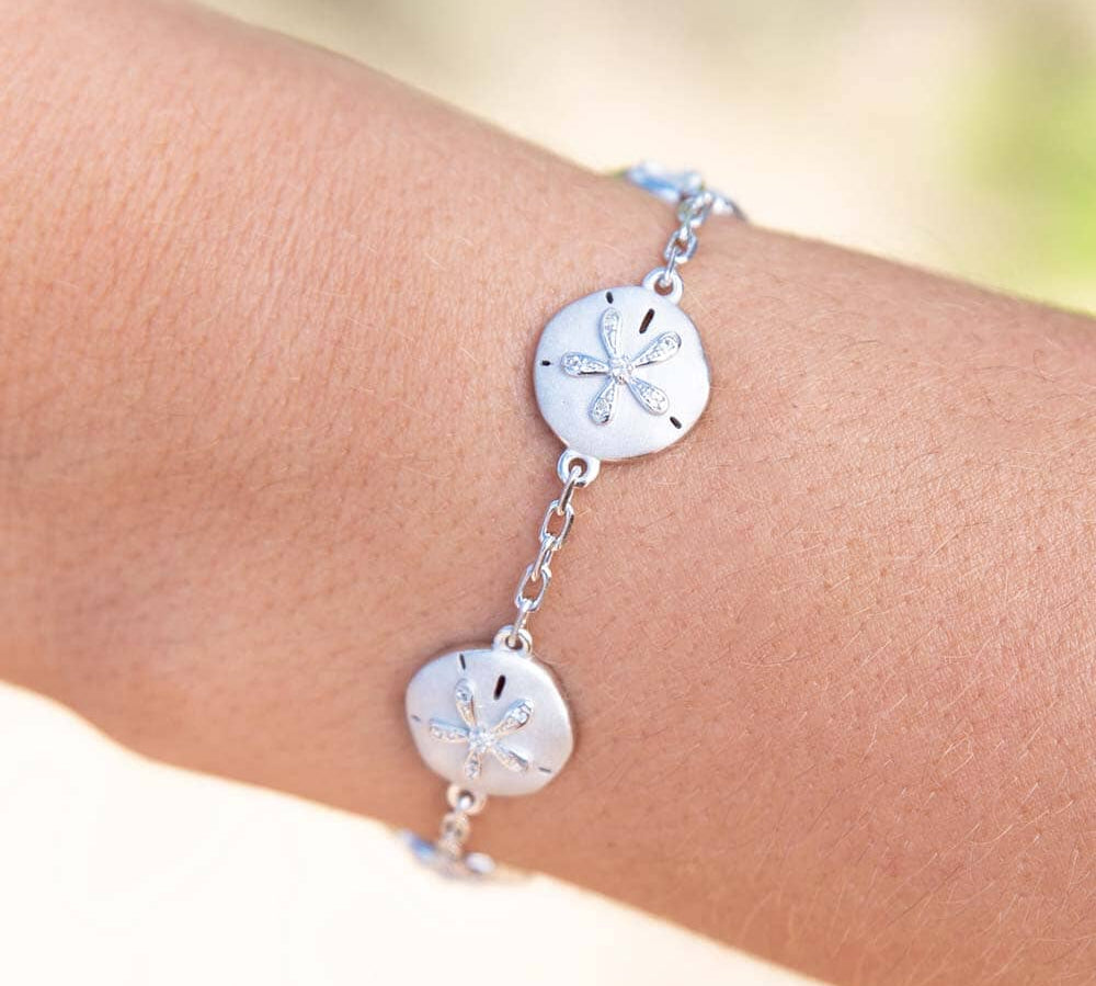 Ocean Isle Sand Dollar Charm Bracelet Bracelet Island by Koa Nani 