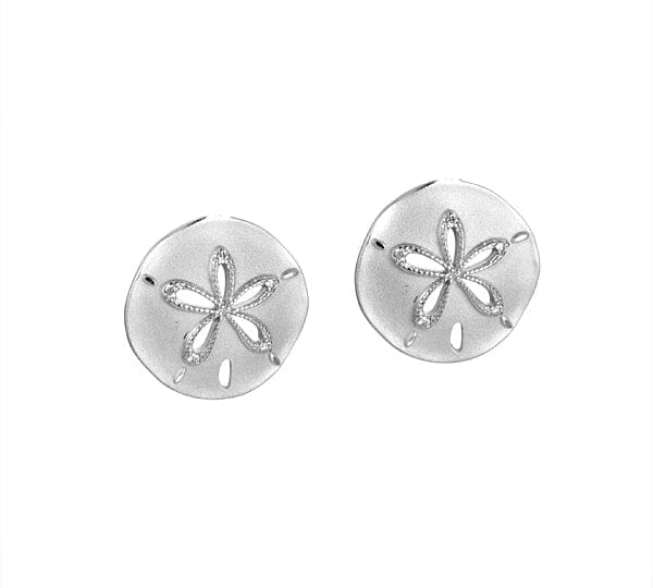 Ocean Isle Sand Dollar Stud Earrings Earrings Island by Koa Nani 