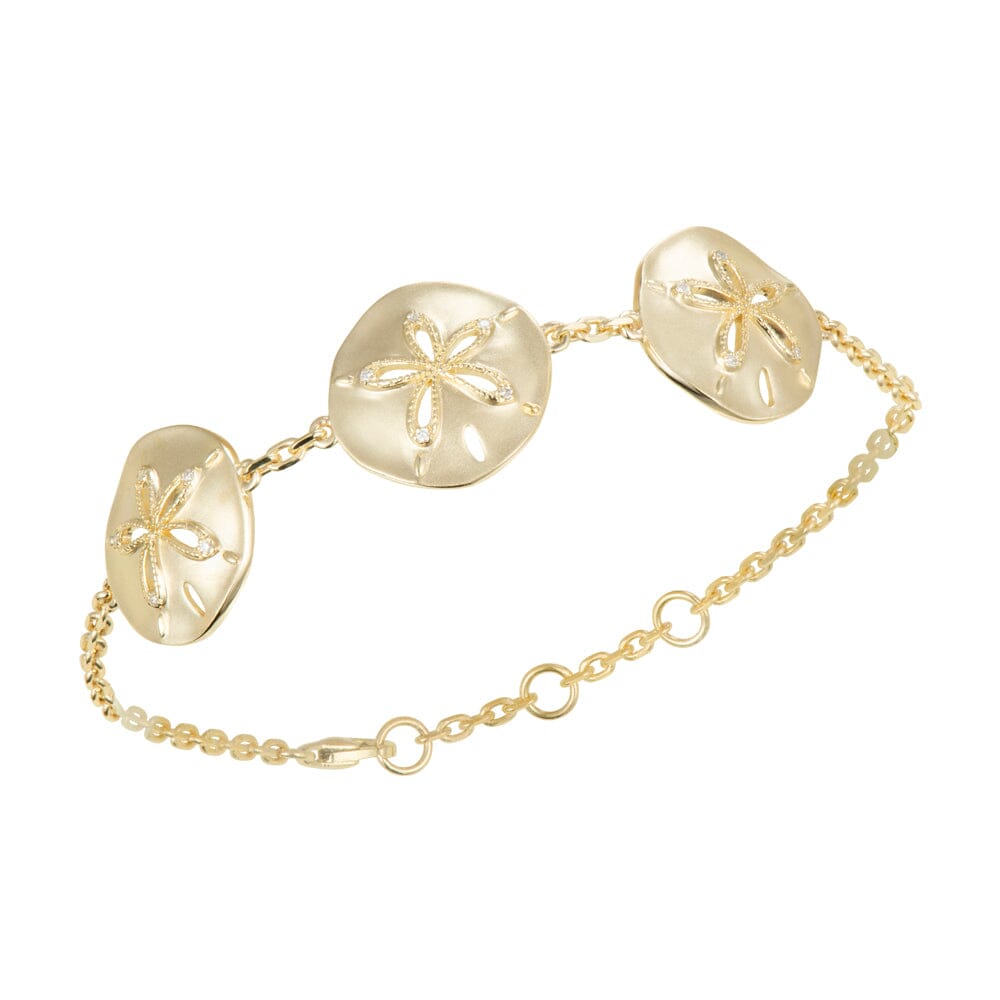 Ocean Isle Trio Sand Dollar Bracelet Bracelet Island by Koa Nani 