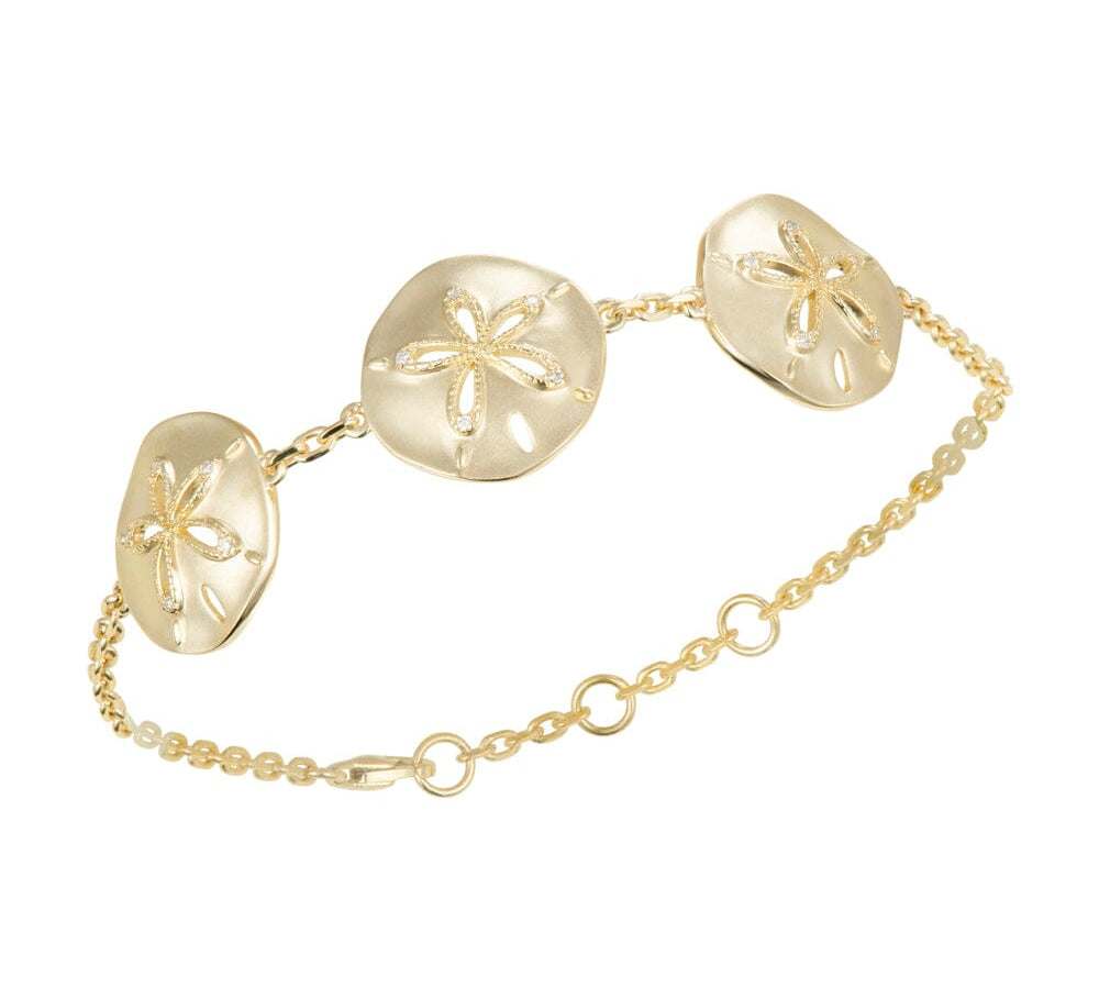 Ocean Isle Trio Sand Dollar Bracelet Bracelet Island by Koa Nani 