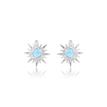 Opal Art Deco Hoku Earrings Earrings Island by Koa Nani 