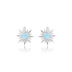 Opal Art Deco Hoku Earrings Earrings Island by Koa Nani 