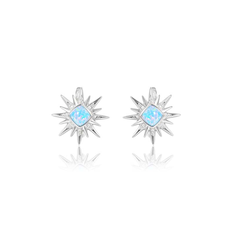 Opal Art Deco Hoku Earrings Earrings Island by Koa Nani 