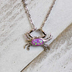 Opal Atlantic Blue Crab Pendant Pendant Island by Koa Nani 