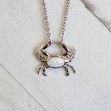 Opal Atlantic Blue Crab Pendant Pendant Island by Koa Nani 