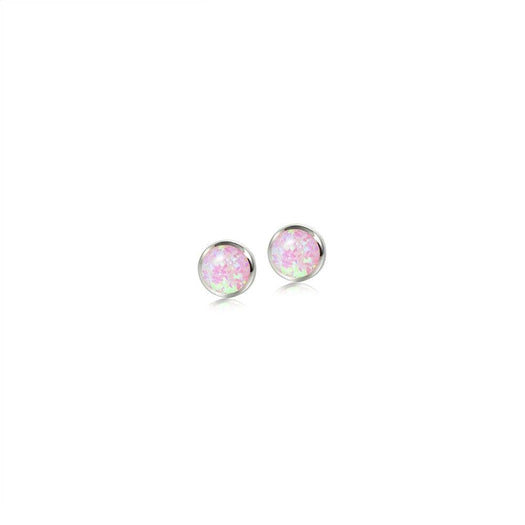 Opalite Stud Earrings Earrings Island by Koa Nani 9mm Pink 