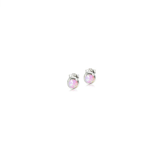 Opalite Stud Earrings Earrings Island by Koa Nani 6mm Pink 