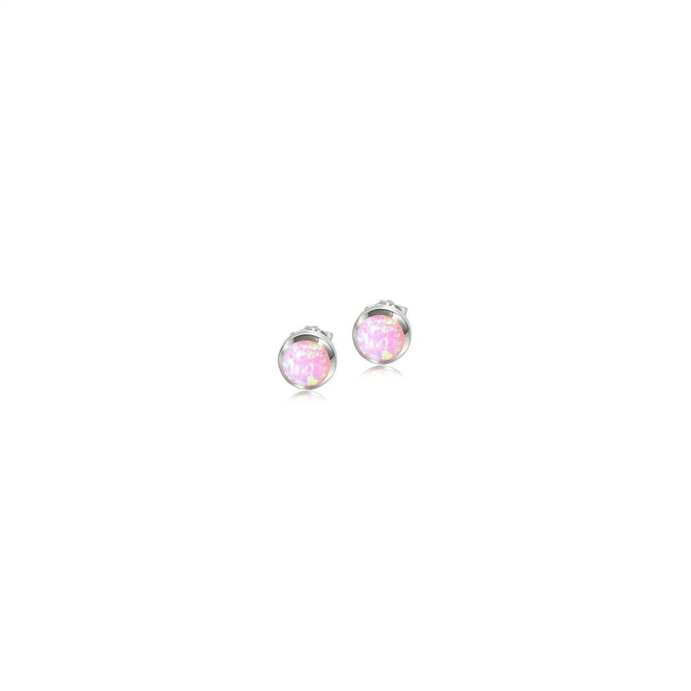 Opalite Stud Earrings Earrings Island by Koa Nani 7mm Pink 