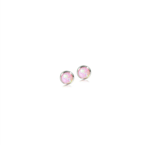 Opalite Stud Earrings Earrings Island by Koa Nani 8mm Pink 
