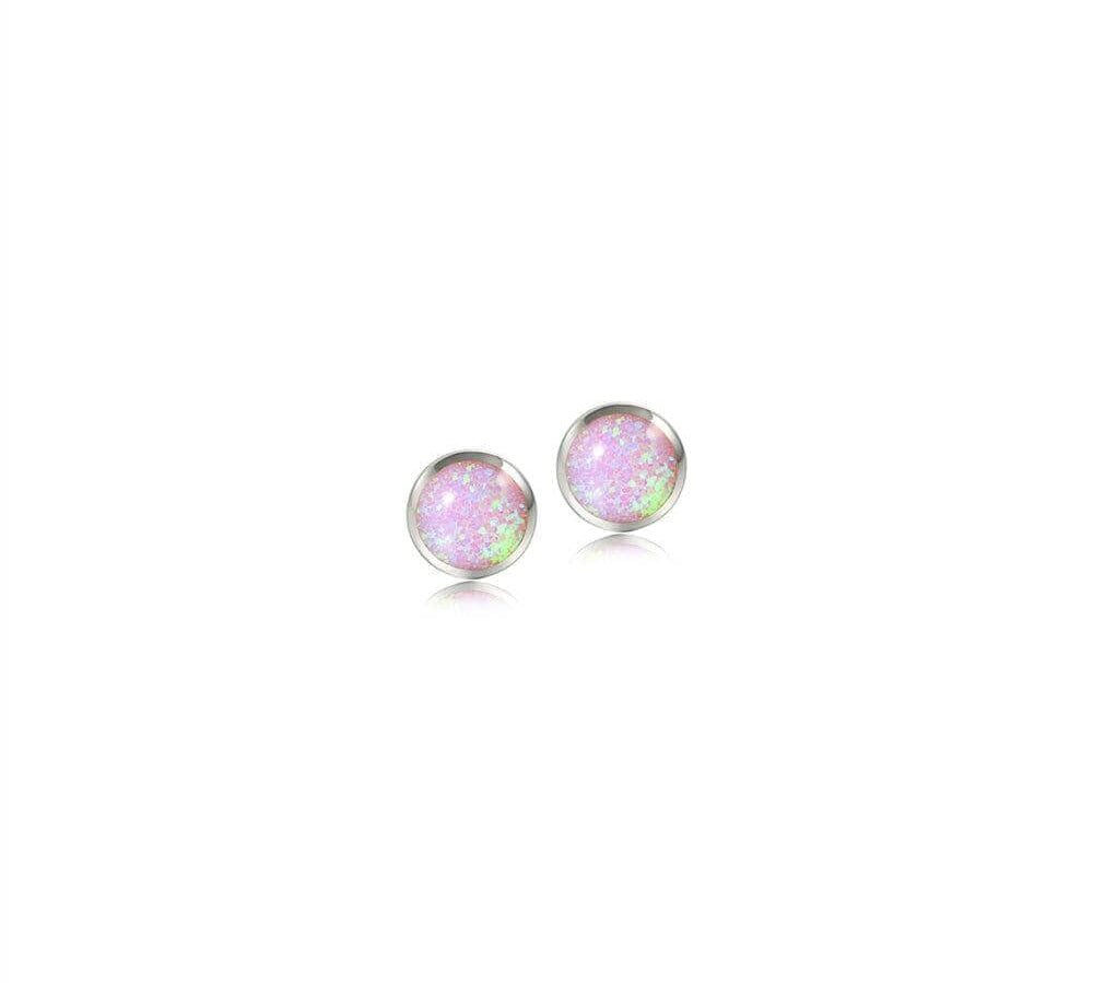 Opalite Stud Earrings Earrings Island by Koa Nani 10mm Pink 