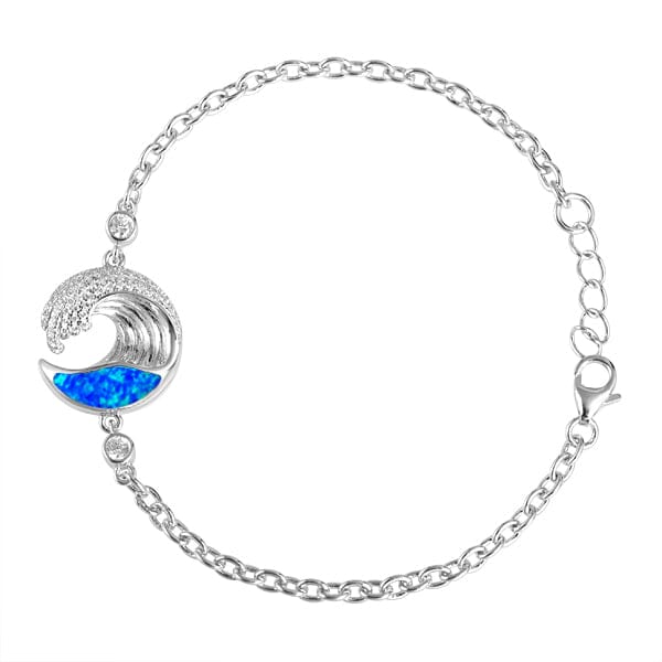 Opal Ocean Wave Chain Bracelet Bracelet Island by Koa Nani 