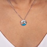 Opal Ocean Wave Pendant Pendant Island by Koa Nani 