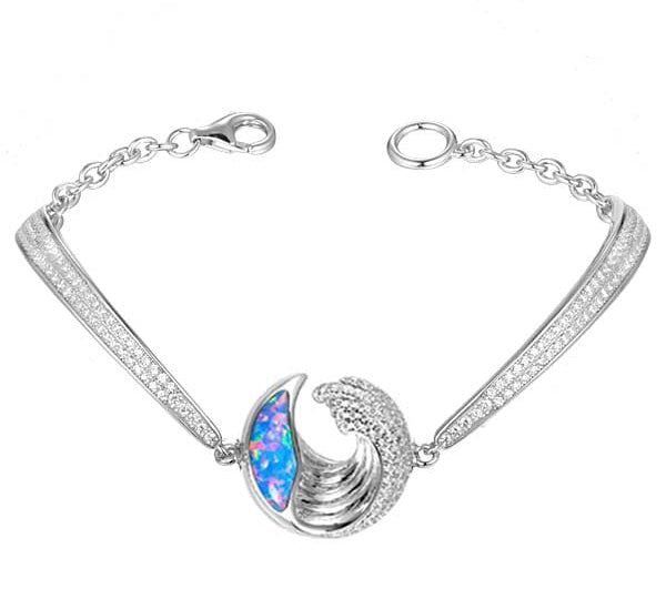 Opal Ocean Wave Tennis Bracelet Bracelet Island by Koa Nani 