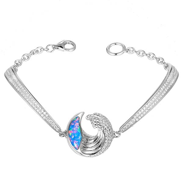Opal Ocean Wave Tennis Bracelet Bracelet Island by Koa Nani 