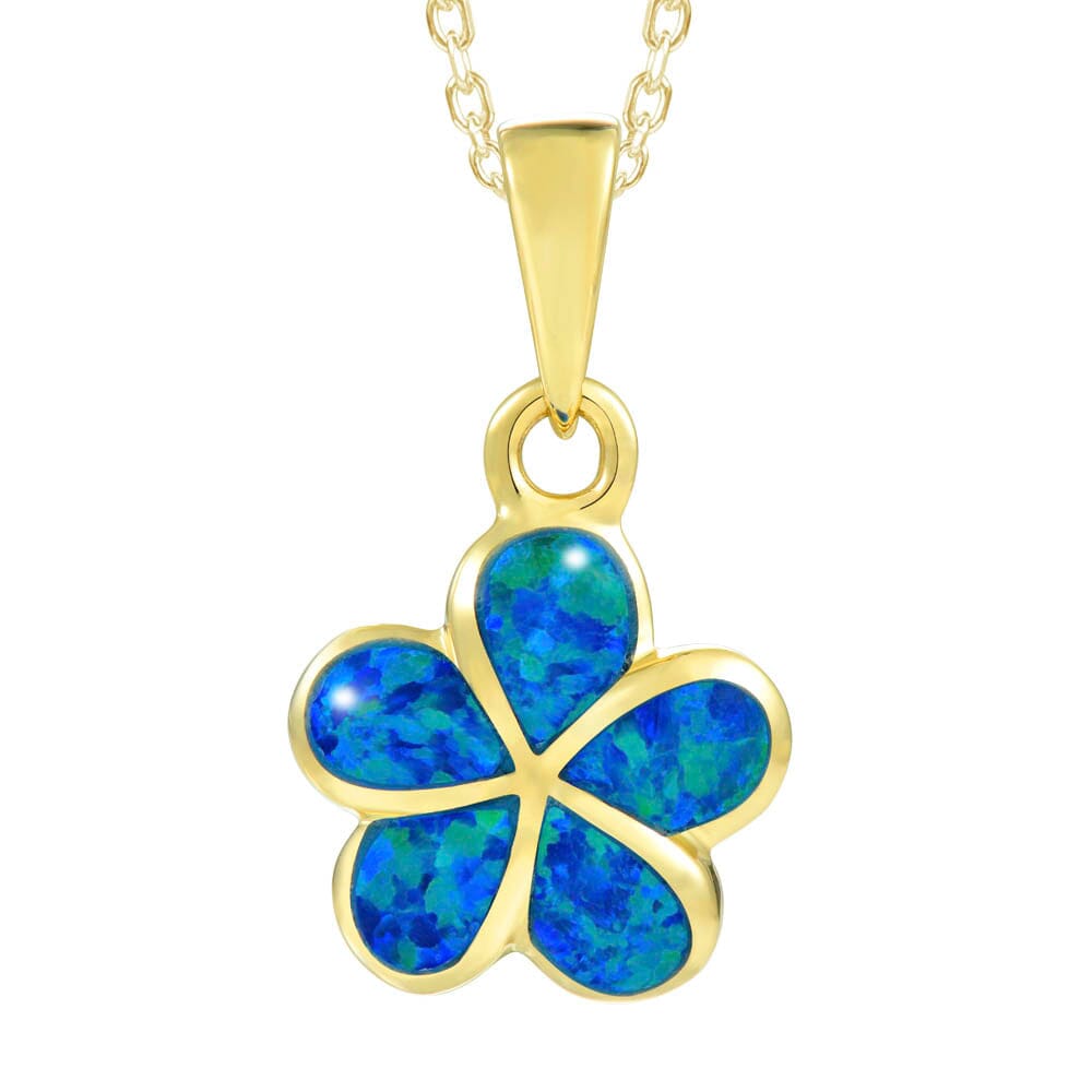 Opal Plumeria Pendant Pendant Island by Koa Nani Large 