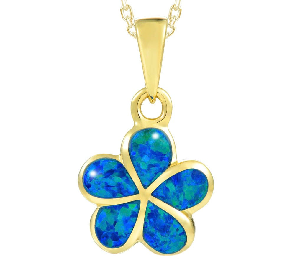 Opal Plumeria Pendant Pendant Island by Koa Nani Large 