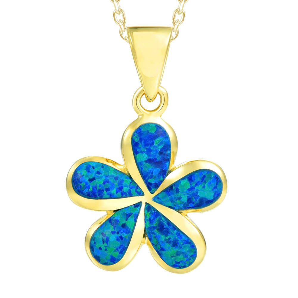 Opal Plumeria Pendant Pendant Island by Koa Nani Small 