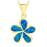 Opal Plumeria Pendant Pendant Island by Koa Nani Small 