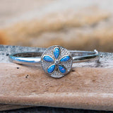 Opal Sand Dollar Pavé Bangle Bangle Island by Koa Nani 