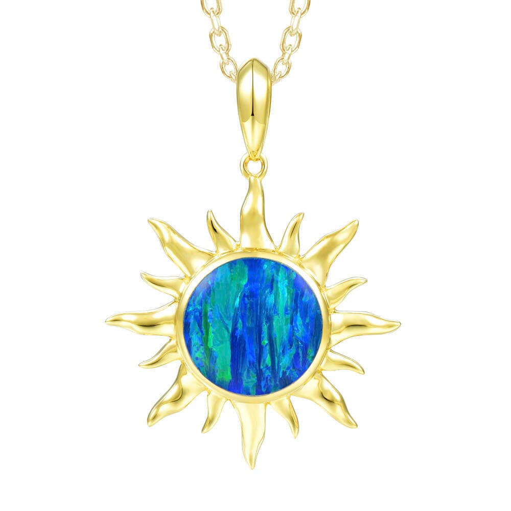 Opal Sun Pendant Pendant Island by Koa Nani 