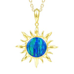 Opal Sun Pendant Pendant Island by Koa Nani 