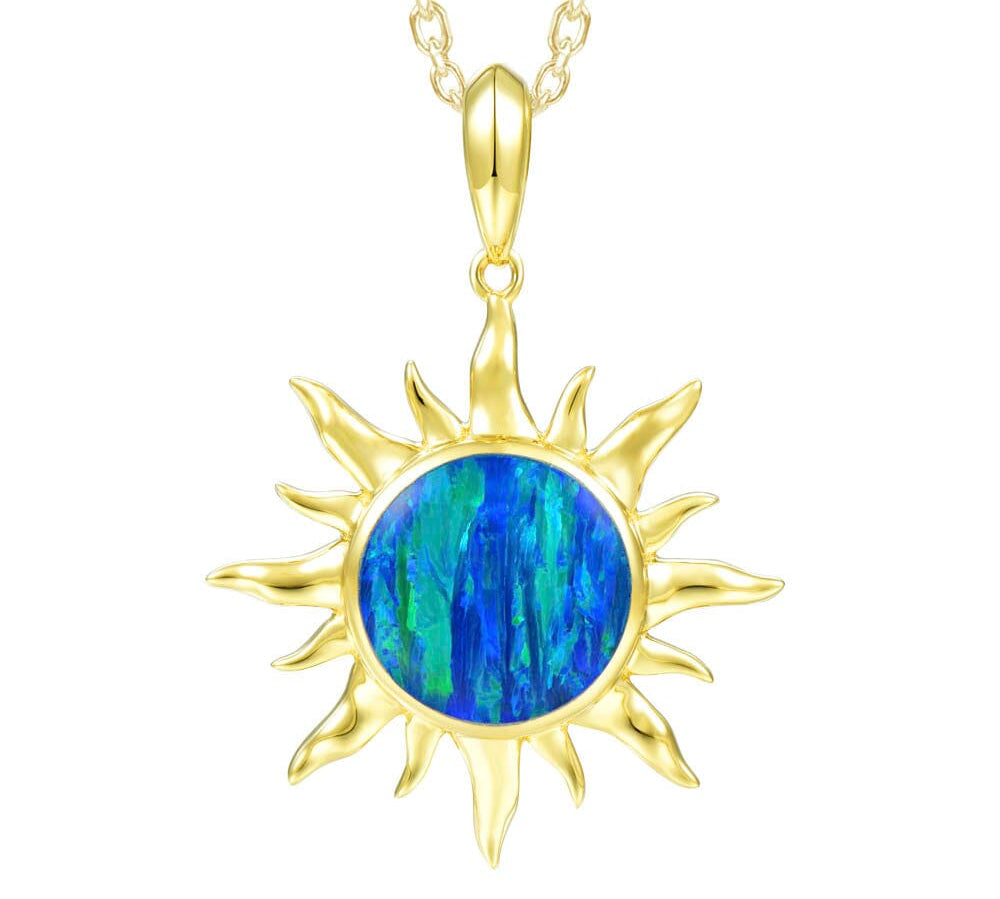 Opal Sun Pendant Pendant Island by Koa Nani 