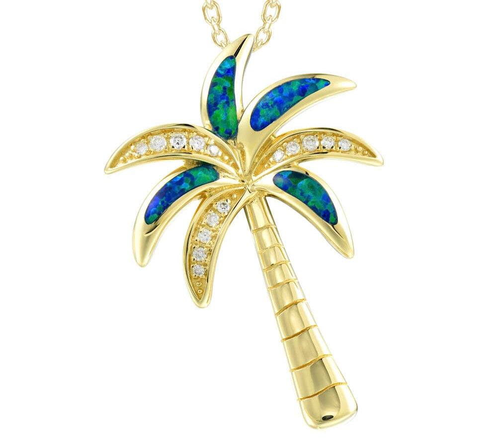 Opal Tropical Tree Pendant Pendant Island by Koa Nani 