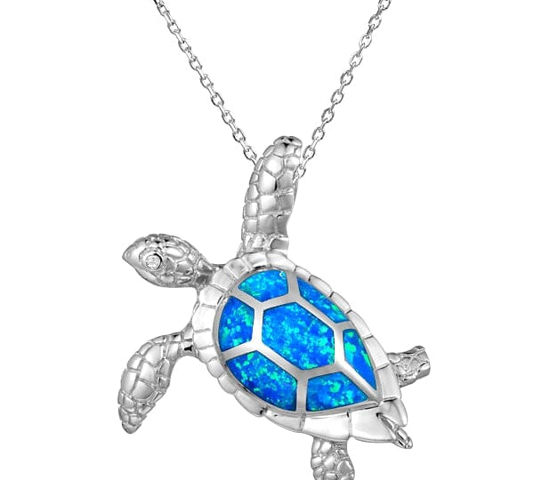 Opal Waimanalo Honu Pendant Pendant Island by Koa Nani 