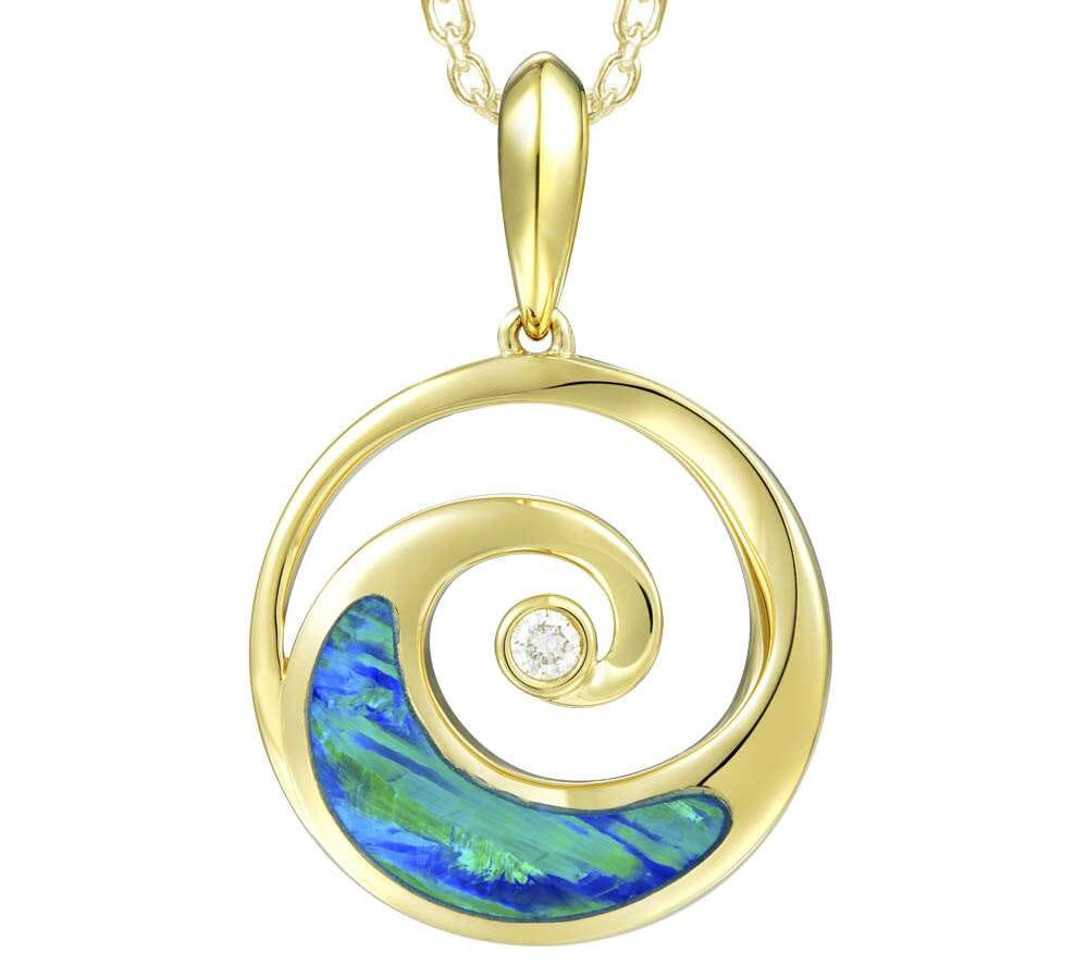 Opal Whirlpool Pendant Pendant Island by Koa Nani 