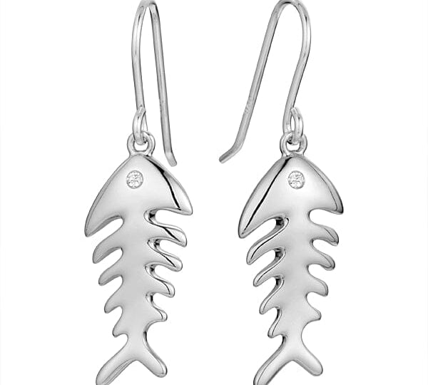 Pacific Fishbone Earrings Earrings Island by Koa Nani 