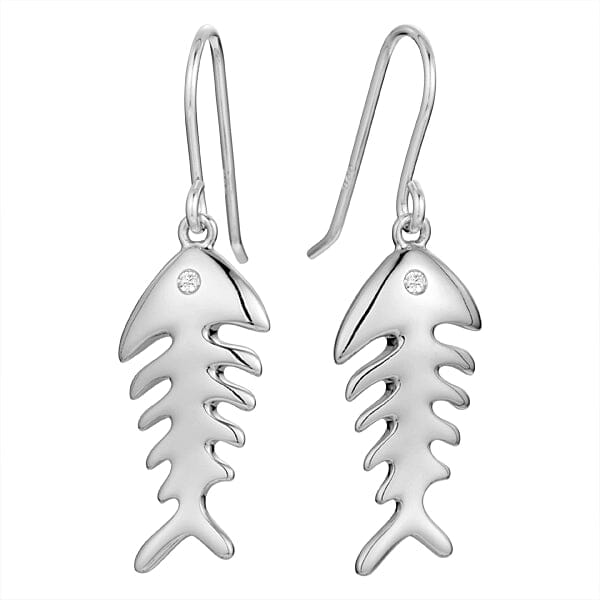 Pacific Fishbone Earrings Earrings Island by Koa Nani 