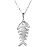 Pacific Fishbone Pendant Pendant Island by Koa Nani 