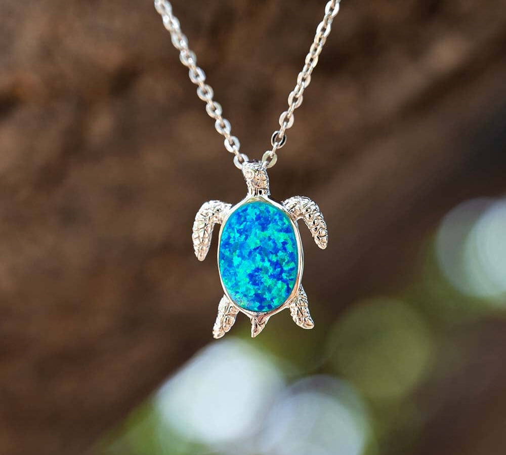 Paradise Opal Aloha Honu Pendant Pendant Island by Koa Nani 