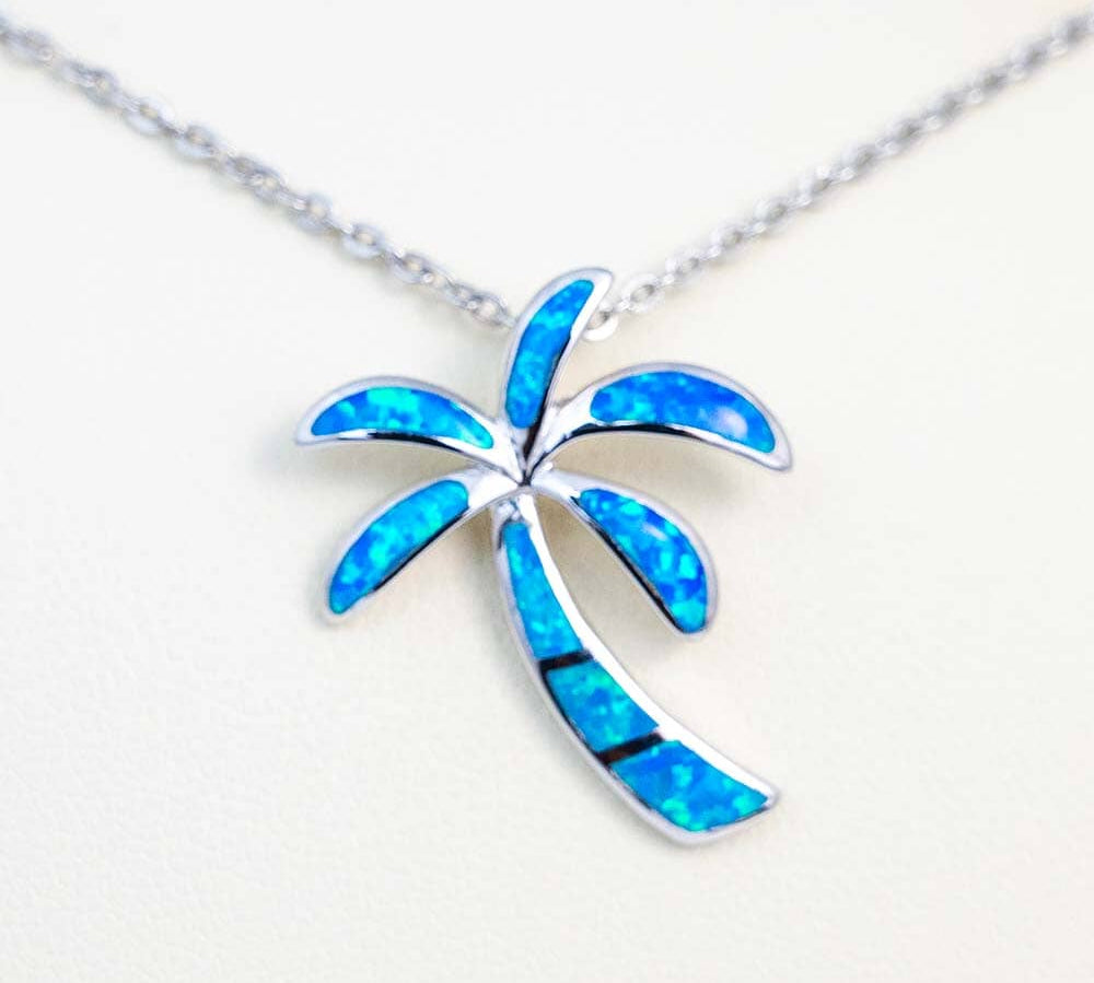 Paradise Opal Breeze Palm Pendant Pendant Island by Koa Nani 